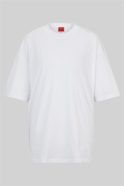 Hugo Boss Regular Fit Kadın T-Shirt Beyaz 100