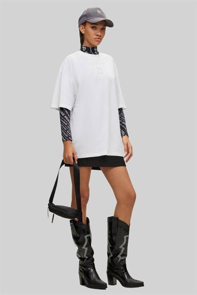 Hugo Boss Regular Fit Kadın T-Shirt Beyaz 100