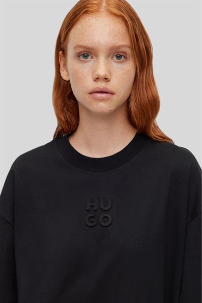 Hugo Boss Regular Fit Kadın T-Shirt Siyah