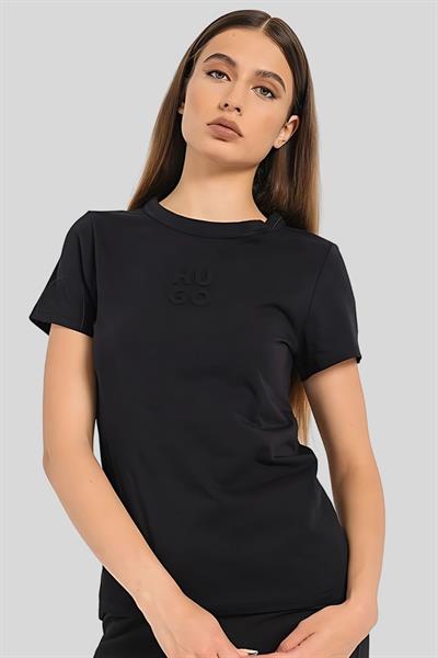 Hugo Boss Regular Fit Kadın T-Shirt Siyah