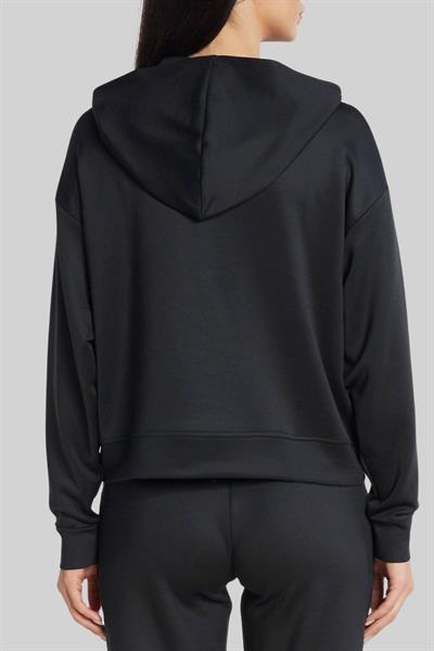 Hugo Boss Regular Fit Kapşonlu Kadın  Sweatshirt Siyah
