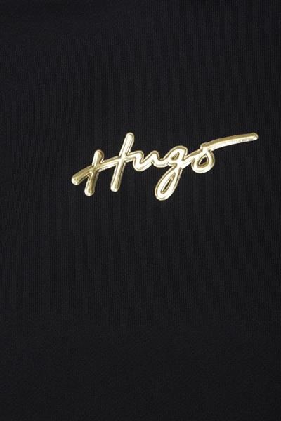 Hugo Boss Regular Fit Kapşonlu Kadın Sweatshirt Siyah