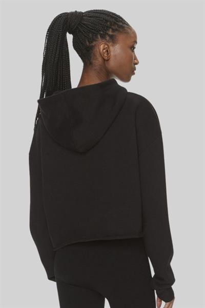 Hugo Boss Regular Fit Kapşonlu Kadın Sweatshirt Siyah