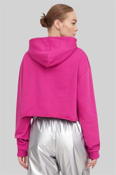Hugo Boss Regular Fit Kapşonlu Kadın Sweatshirt Pembe