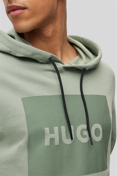 Hugo Boss Regular Fit Kapüşonlu Erkek Sweatshirt Yeşil