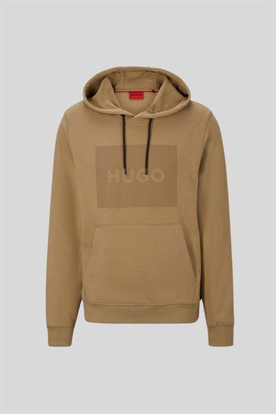 Hugo Boss Regular Fit Kapüşonlu Erkek Sweatshirt Kahverengi