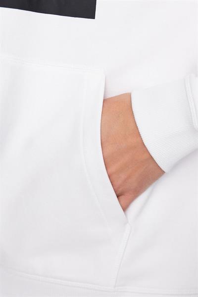Hugo Boss Regular Fit Kapüşonlu Erkek Sweatshirt Beyaz 127