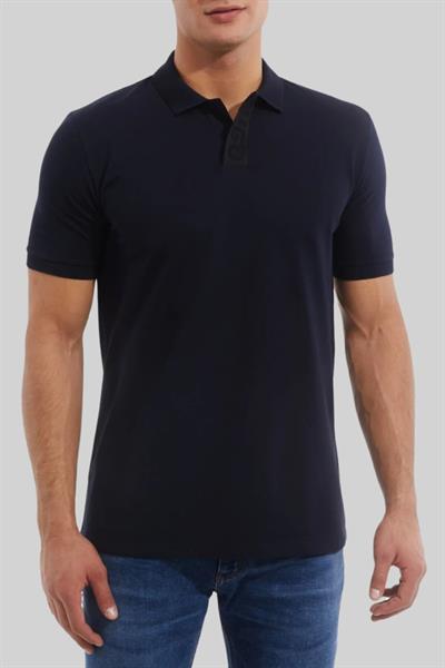 Hugo Boss Regular Fit Polo Yaka Erkek T-Shirt Lacivert 405