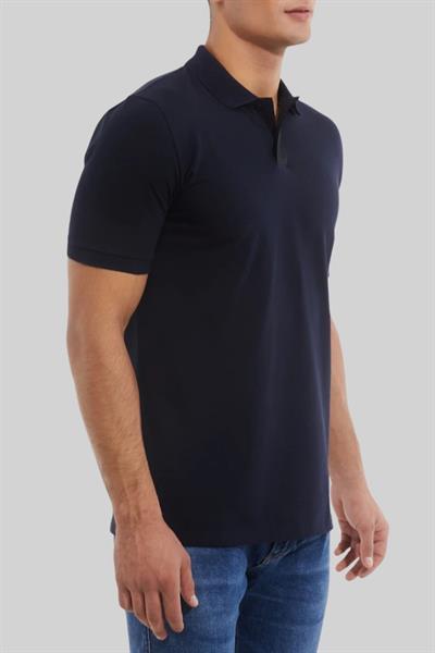 Hugo Boss Regular Fit Polo Yaka Erkek T-Shirt Lacivert 405