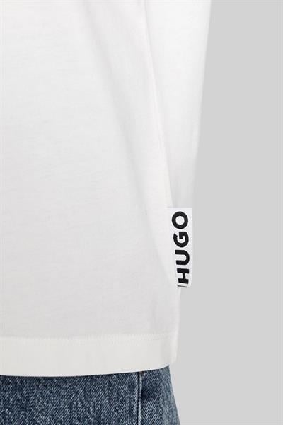 Hugo Boss Regular Fit  Yuvarlak Yaka Kadın T-Shirt Beyaz 102