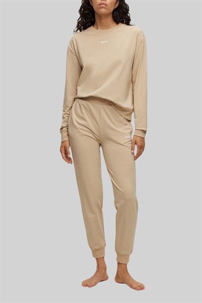 Hugo Boss Relaxed Fit Kadın Spor Pantolon Bej