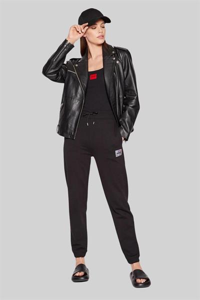 Hugo Boss Slim Fit Askılı Kadın Siyah Bluz Siyah
