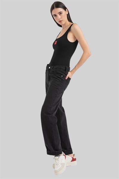 Hugo Boss Slim Fit Bodysuit Siyah