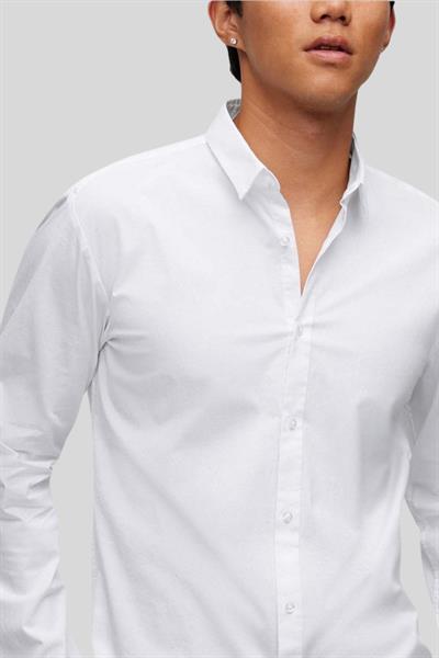 Hugo Boss Slim Fit Erkek Gömlek Beyaz 199