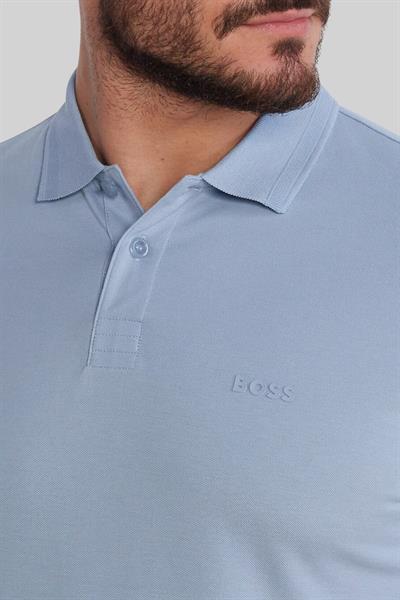 Hugo Boss Slim Fit Polo Erkek T-Shirt Mavi 498
