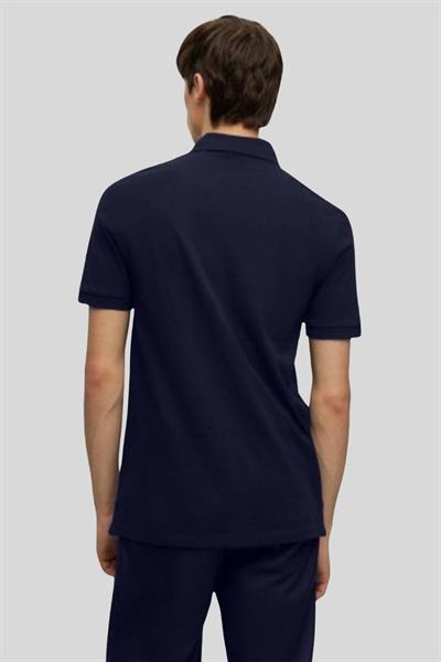 Hugo Boss Slim Fit Polo Yaka Erkek T-Shirt Lacivert 405