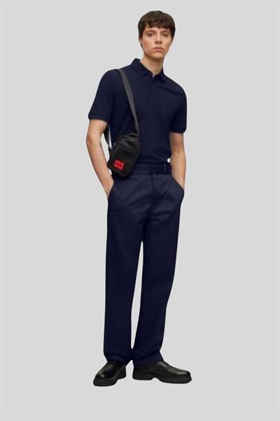 Hugo Boss Slim Fit Polo Yaka Erkek T-Shirt Lacivert 405