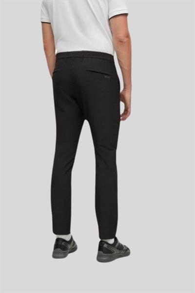 Hugo Boss Slim Fit Streç Chino Erkek Pantolonu Siyah