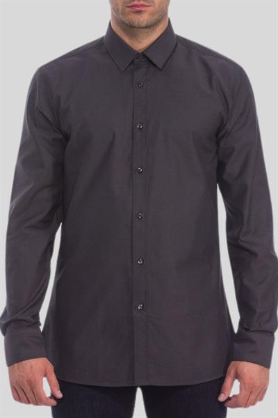 Hugo Boss Slim Fit Uzun Kollu Erkek Gömlek Siyah