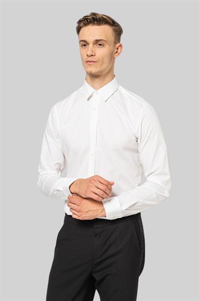 Hugo Boss Slim Fit Uzun Kollu Erkek Gömlek Beyaz 199