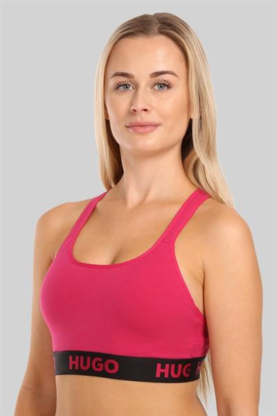 Hugo Boss Sporcu Sütyeni Pembe 663