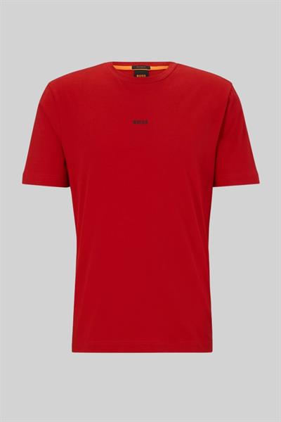 Hugo Boss Streç Erkek T-Shirt Kırmızı 624