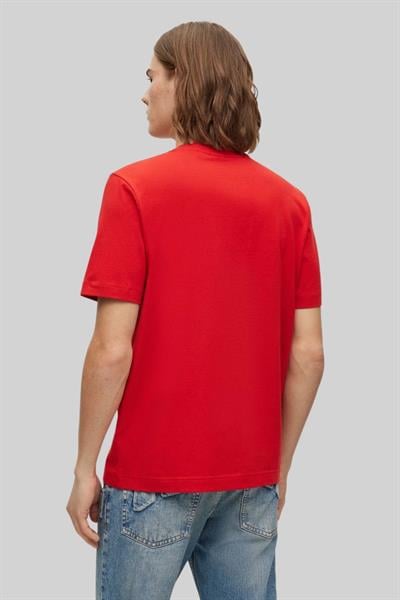 Hugo Boss Streç Erkek T-Shirt Kırmızı 624