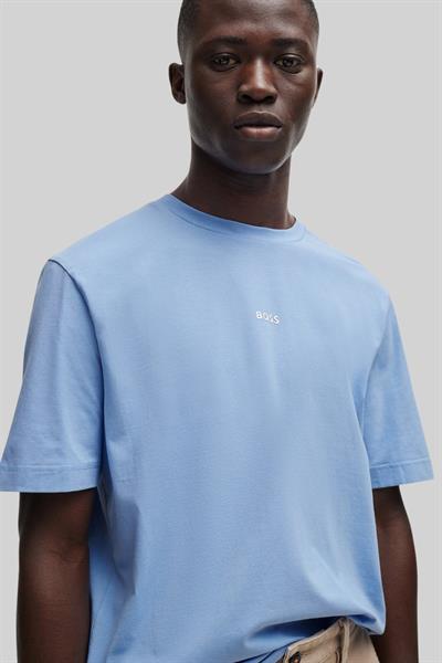 Hugo Boss Streç Erkek T-Shirt Mavi 460