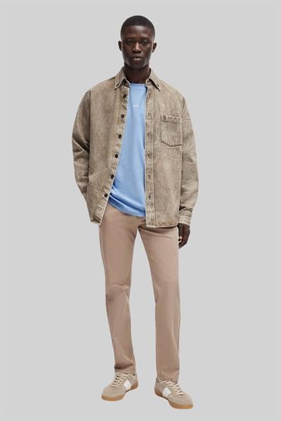 Hugo Boss Streç Erkek T-Shirt Mavi 460