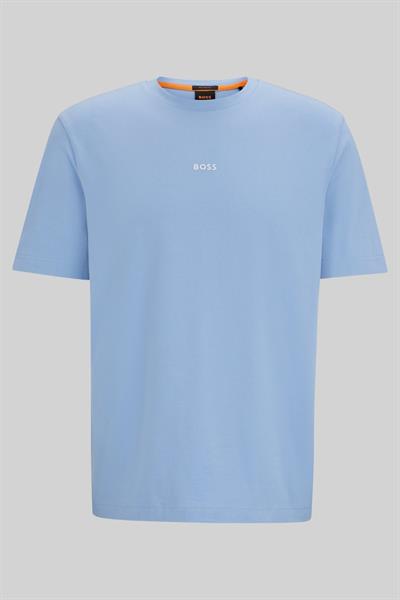 Hugo Boss Streç Erkek T-Shirt Mavi 460