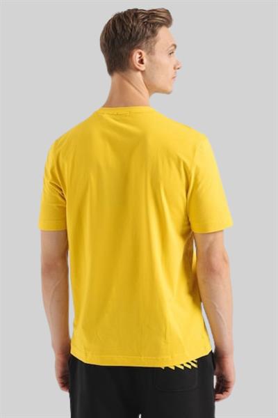 Hugo Boss Streç Erkek T-Shirt Sarı 740