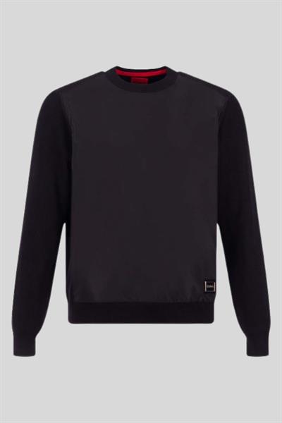 Hugo Boss Uzun Kollu Erkek Kazak Siyah