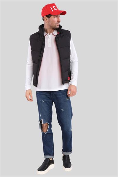 Hugo Boss Uzun Kollu Erkek Polo T-Shirt Beyaz 100