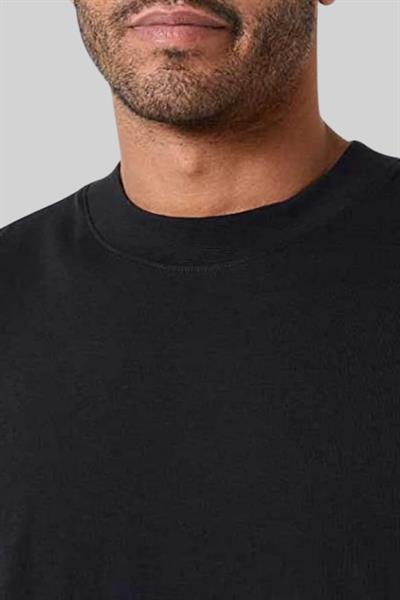 Hugo Desenli Erkek T-Shirt Siyah