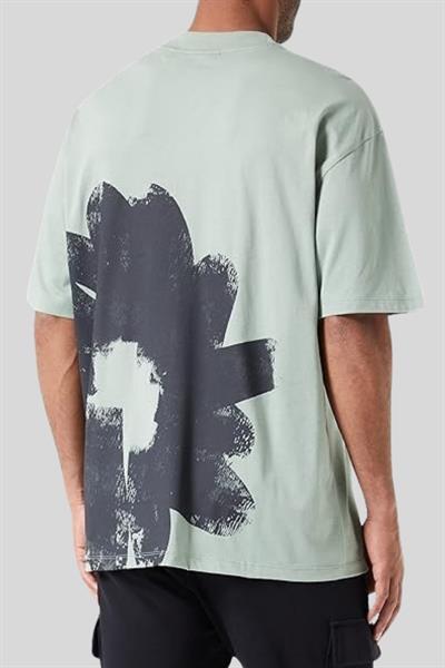 Hugo Desenli Erkek T-Shirt Yeşil