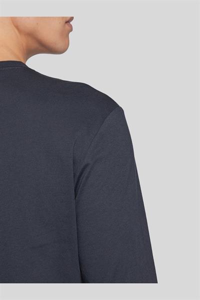 Hugo Diragolo Uzun Kollu Bisiklet Yaka Erkek T-Shirt Lacivert 405