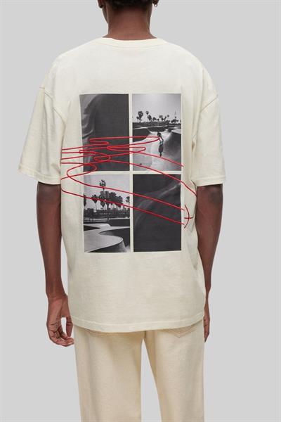 Hugo Erkek Oversize Fit Bisiklet Yaka T-Shirt Beyaz 118