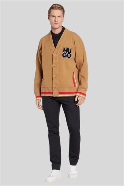 Hugo Erkek Oversize Hırka Kahverengi