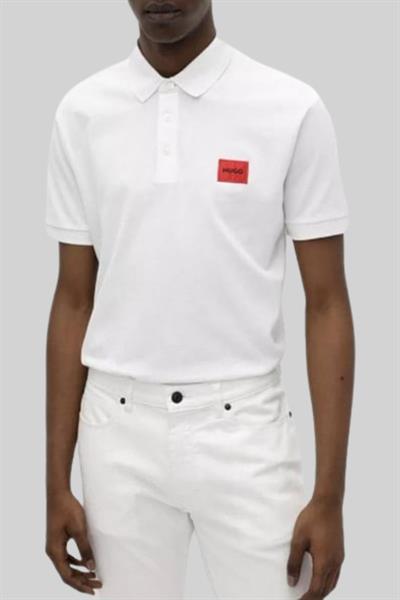 Hugo Erkek Polo T-Shirt Beyaz 100