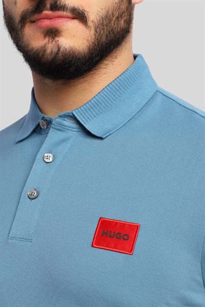 Hugo Erkek Polo T-Shirt Mavi 421