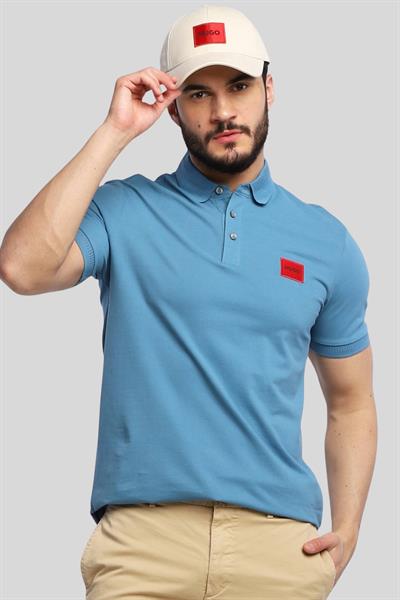 Hugo Erkek Polo T-Shirt Mavi 421