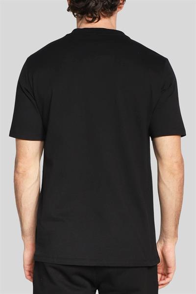 Hugo Erkek Regular Fit Oval Yakalı İşlemeli Logolu T-Shirt Siyah
