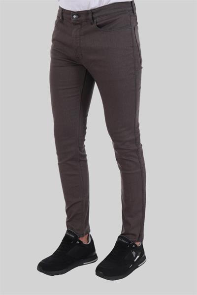 Hugo Erkek Slim Fit Jean Pantolon Gri