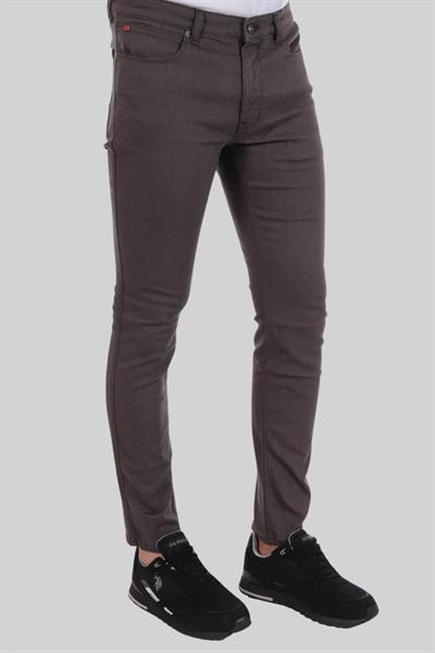 Hugo Erkek Slim Fit Jean Pantolon Gri