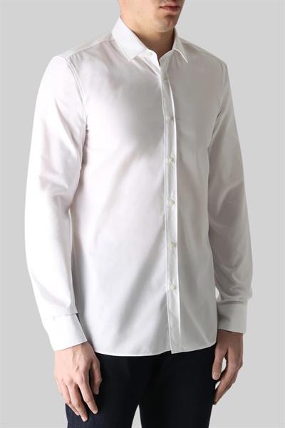 Hugo Erkek Slim Fit Smokin Gömlek Beyaz 199