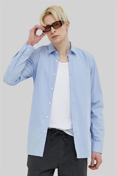 Hugo Erkek Slim Fit Smokin Gömlek Lacivert 413