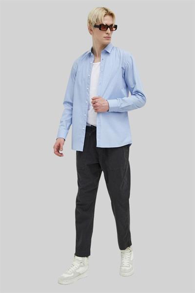 Hugo Erkek Slim Fit Smokin Gömlek Lacivert 413