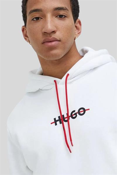 Hugo Erkek Sweatshirt Beyaz 100