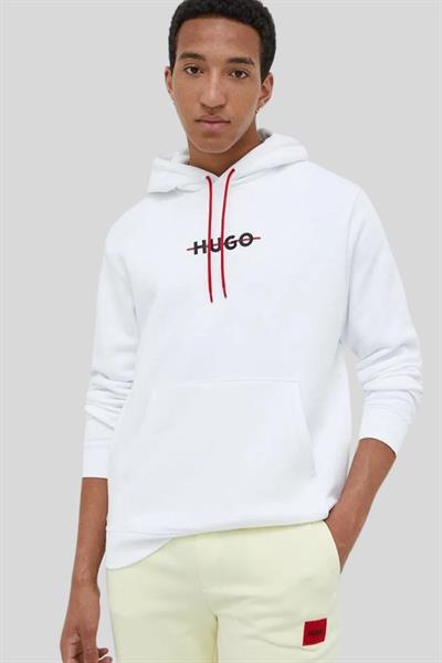 Hugo Erkek Sweatshirt Beyaz 100