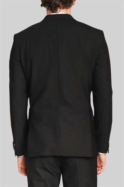 Hugo Extra Slim Soft Erkek Takım Elbise Siyah